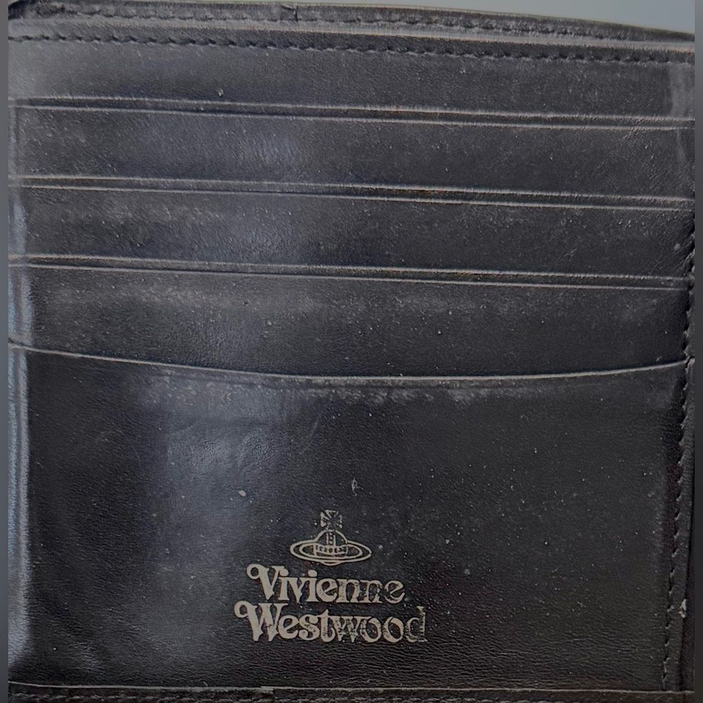 ❌❌sold❌❌Vivienne Westwood Black Orb Bifold Wallet w/ box and tags - Picture 5 of 9